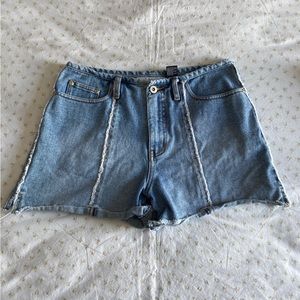 y2k la blues distressed denim shorts 🫶🏼